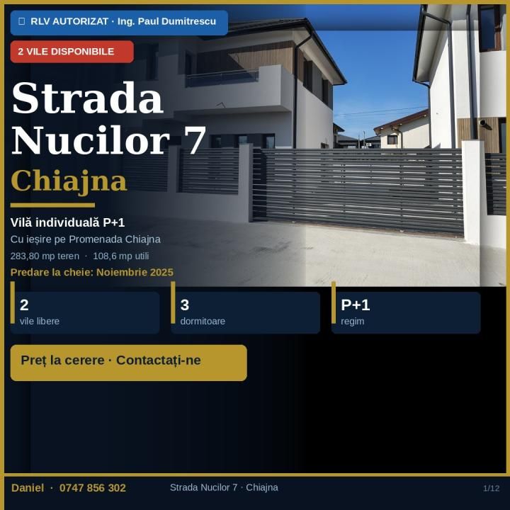 Casa de vanzare Chiajna Promenada 264-420mp teren – fotografia 45 din 51