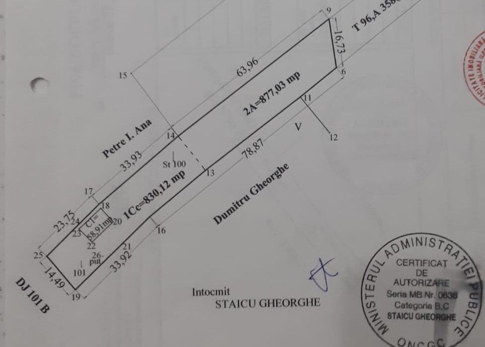 0% | Teren intravilan, 3300 mp, front 15 m | Snagov -Ghermanesti – fotografia 7 din 8