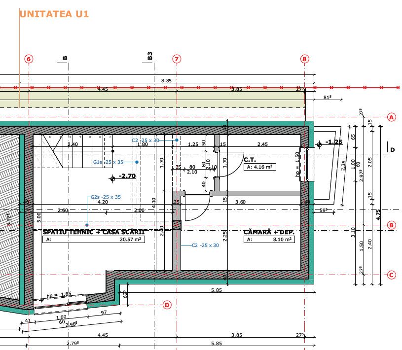 Casă cuplată modernă, 160 mp utili, semifinisată, curte amenajată – fotografia 6 din 17