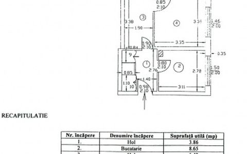 Apartament de 3 camere, Mircea cel Batran, etaj intermediar