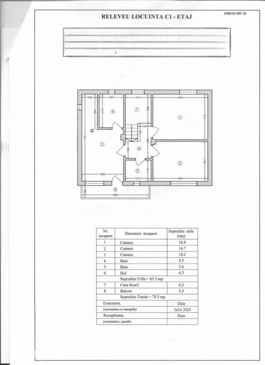 Vile individuale P+1+Pod în Tunari, 5 camere, pompă de căldură – fotografia 15 din 17