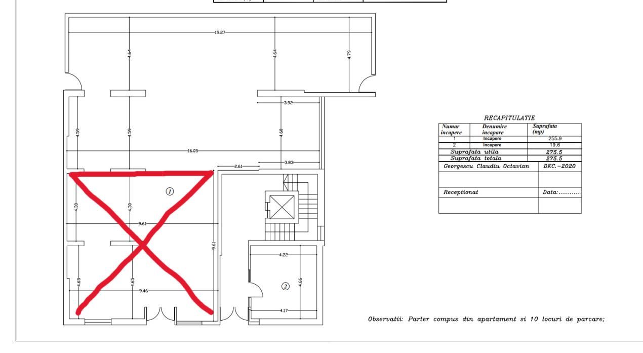 Spațiu de birouri 186 mp | Aviației | Open Space + Birou + Sală de ședințe – fotografia 6 din 6