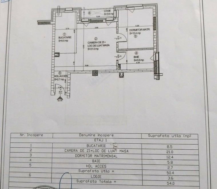 Apartament modern cu 2 camere, Floresti, PRIMA INCHIRIERE, 2 parcari, balcon – fotografia 10 din 10