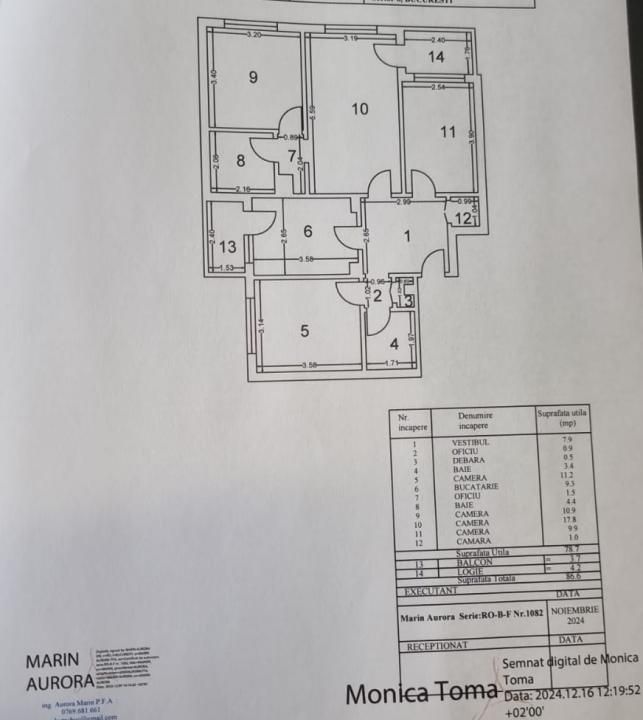 4 Camere de vanzare | Crangasi | Metrou | 85mp | 2 balcoane| Porumbacu – fotografia 7 din 15