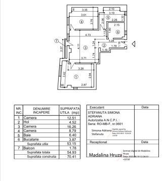 Apartament 3 camere | Damaroaia | Metrou | Renovat | – fotografia 12 din 12