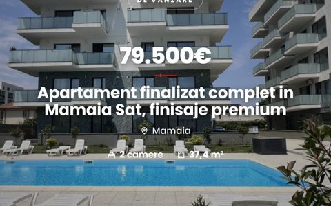 Apartament finalizat complet in Mamaia Sat, finisaje premium