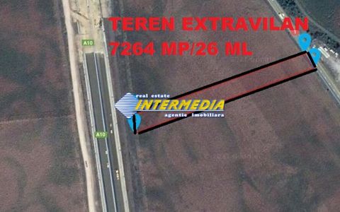 Teren extravilan 7264 mp de vanzare Alba Iulia