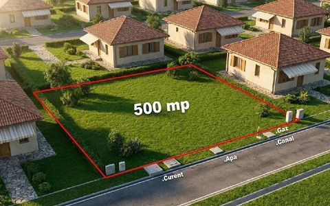 Teren Intravilan 500 mp Alba Micesti 25 x 20 Apa Gaz Curent Canalizare langa