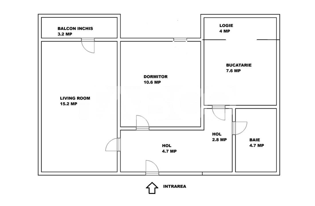 Apartament 2 camere de vanzare zona Spitalului si Medicina Sibiu – fotografia 4 din 15