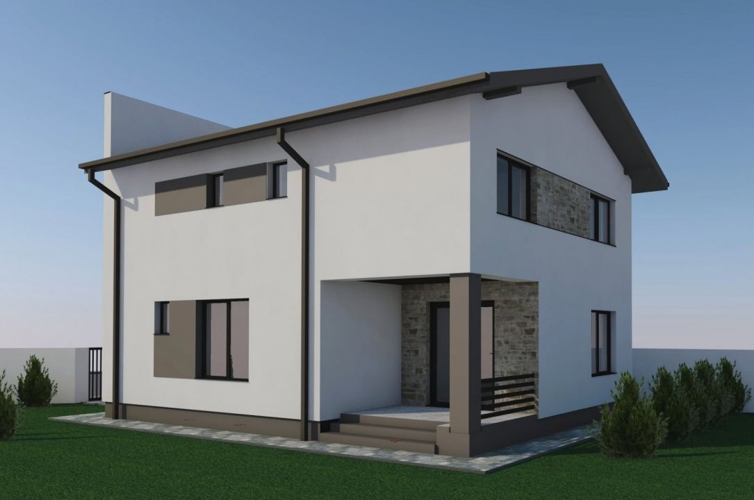 CASA NOUA I 120 MP I 3 DORMITOARE I LIVING I 2 BAI I TERASA I FINISATA COMPLET I – fotografia 2 din 16