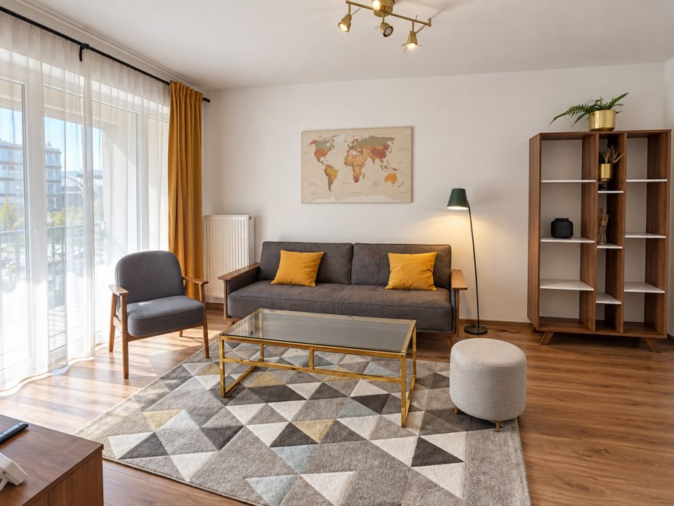 Apartament cu 2 camere pe Pietonala/Coresi – fotografia 1 din 5