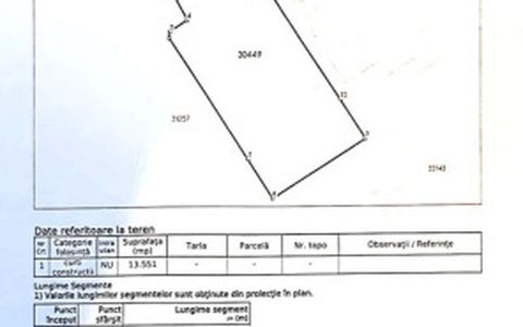 Teren intravilan 13.551 MP | Vadu Lat | Oportunitate de investitie |