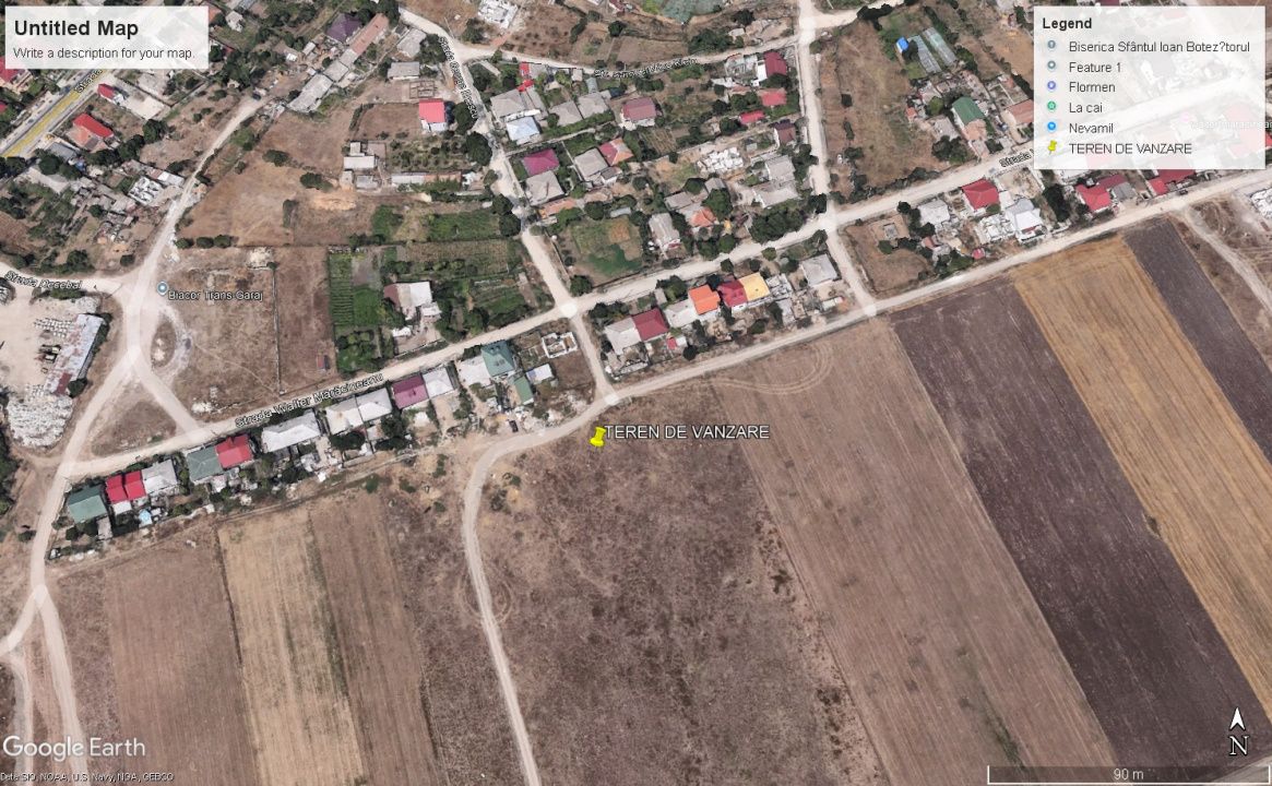 Teren intravilan 5000 mp situat in Techirghiol, langa case – fotografia 4 din 6