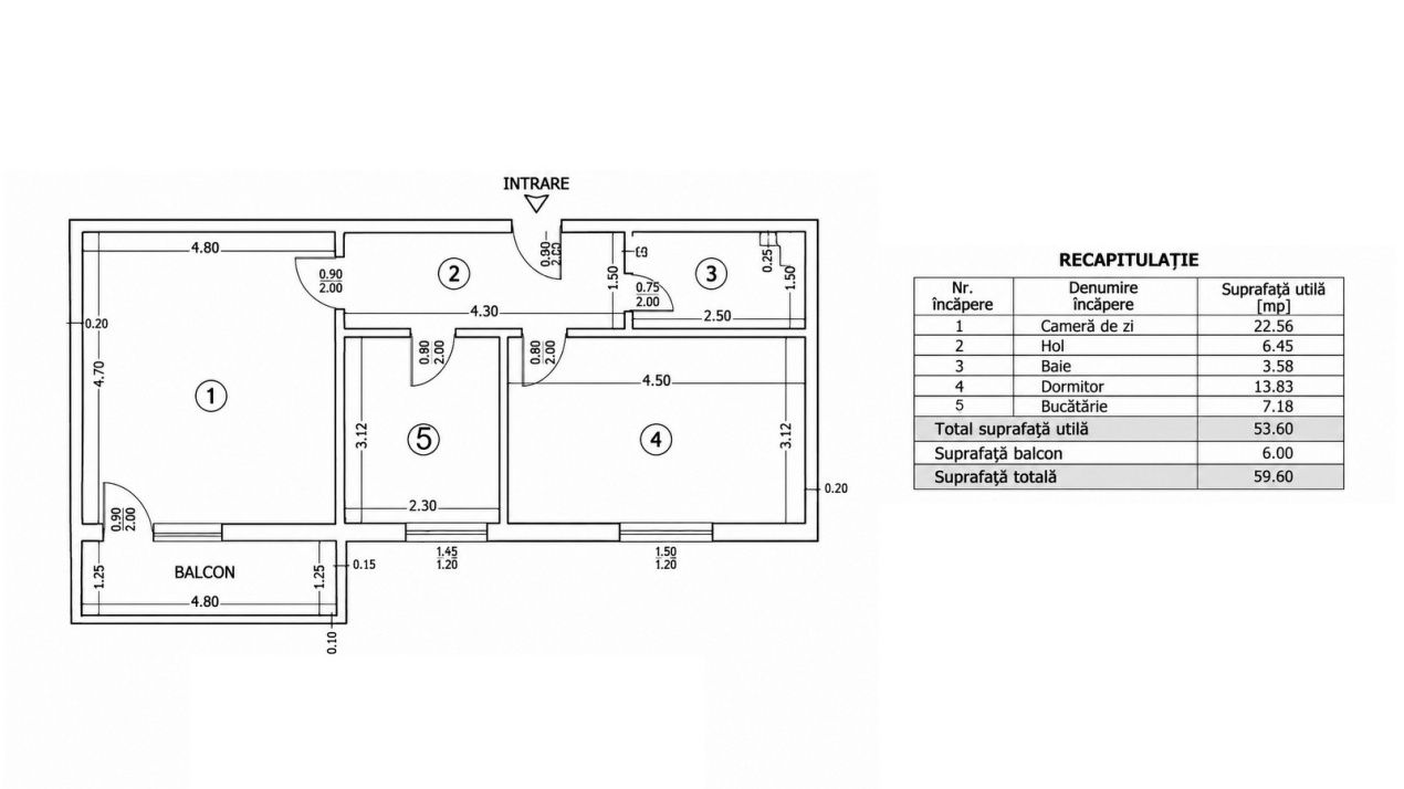 OSTROVENI, 2 CAMERE DECOMANDAT, 60 MP – fotografia 11 din 15