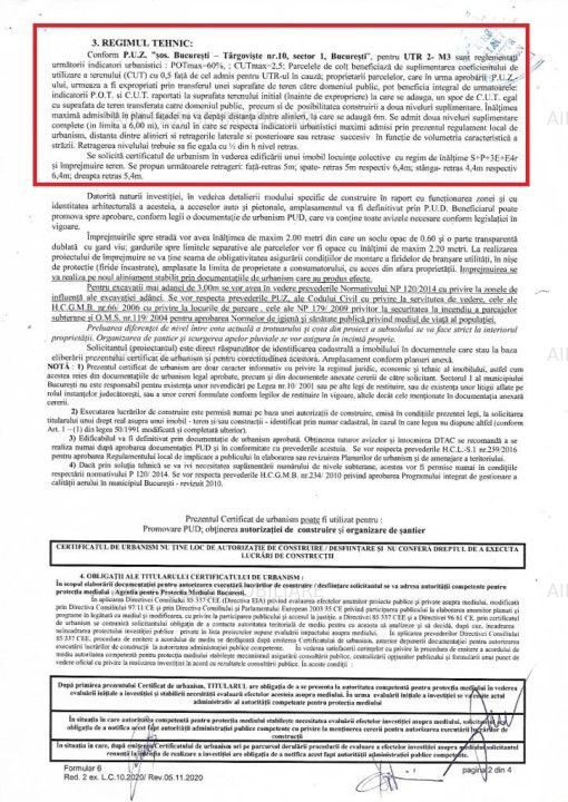 Sos. Ghe. Ionescu Sisesti Teren 1.419mp-D=41m/Ad=35m-Zona M3-Urbanism Construire – fotografia 4 din 4