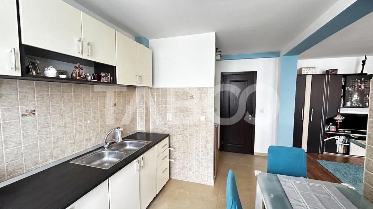 Apartament mobilat utilat 2 camere 2 locuri de parcare Calea Cisnadiei – fotografia 5 din 9