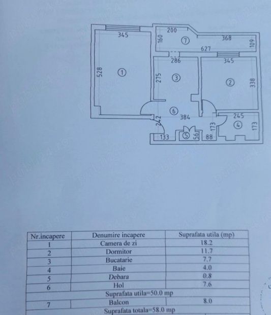 Apartament 2 camere de vanzare zona Gara | Etaj 3 – fotografia 6 din 6