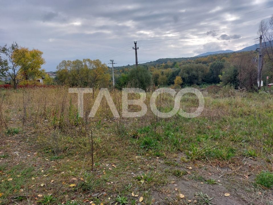 Teren intravilan 507 mp deschidere 17 m PUZ aprobat Cisnadioara Sibiu – fotografia 1 din 5