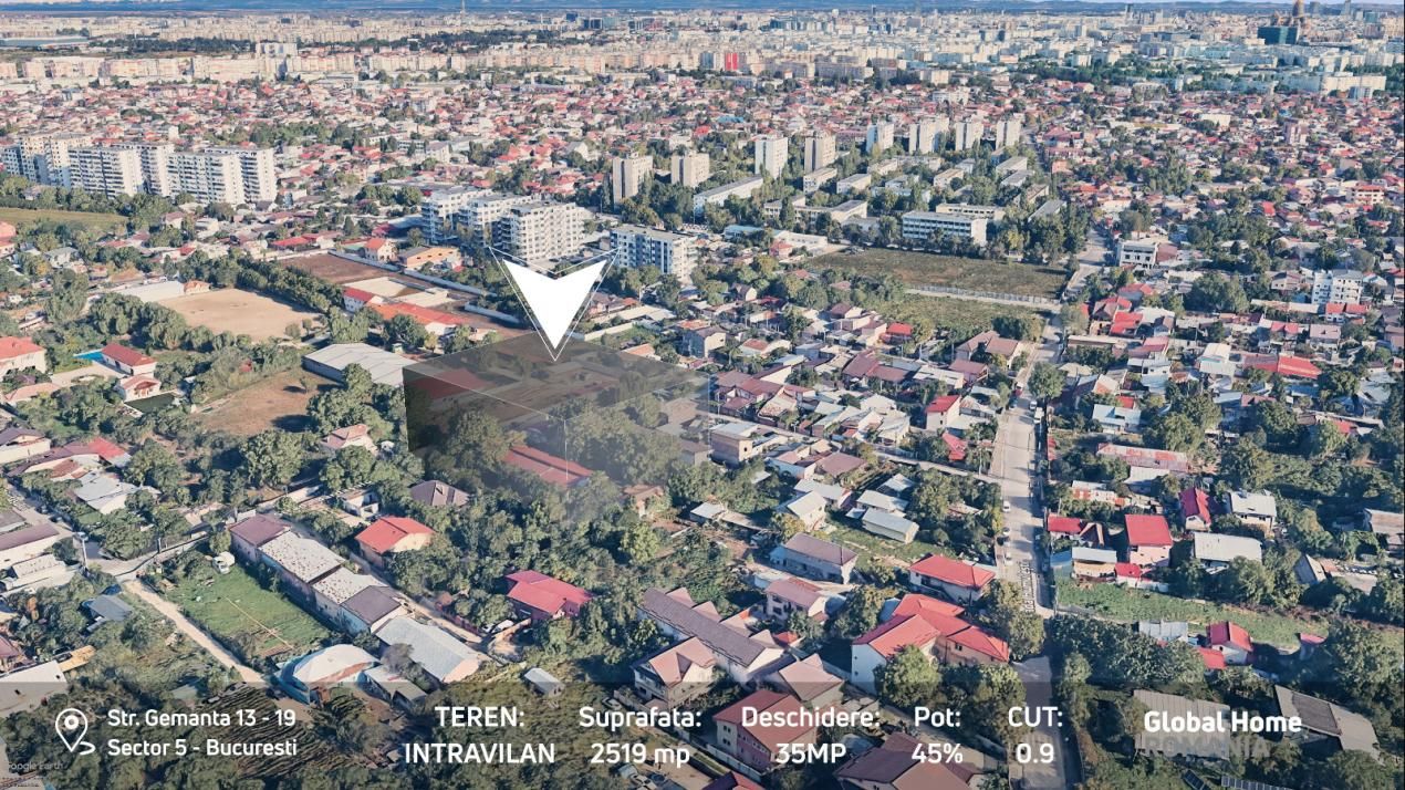Teren 2519 MP - Deschidere 34 MP •  Sector 5 - Salaj •  Documentatie Verificata – fotografia 1 din 5