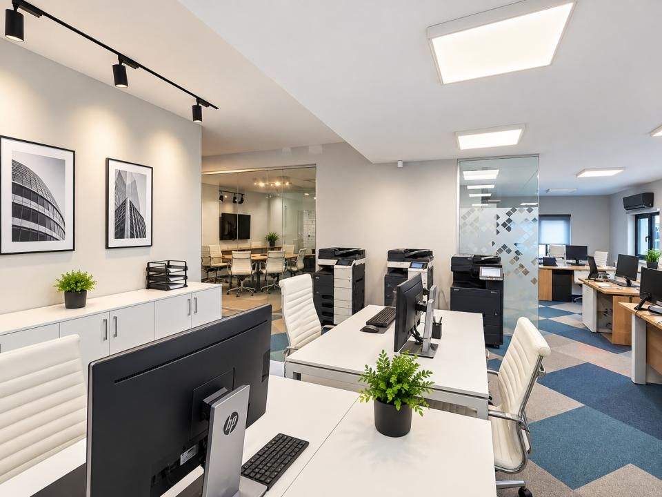 Spațiu de birouri 186 mp | Aviației | Open Space + Birou + Sală de ședințe – fotografia 3 din 6