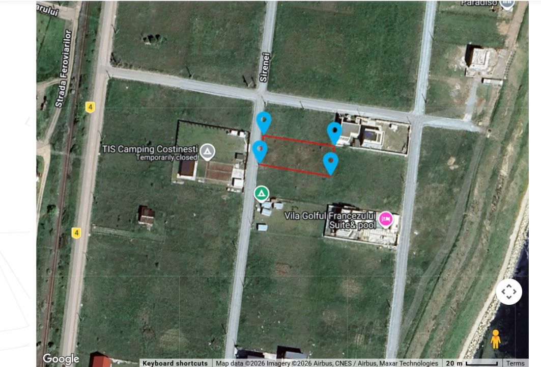 Teren de vanzare 950 mp - zona Golful francez - Costinesti – fotografia 3 din 3