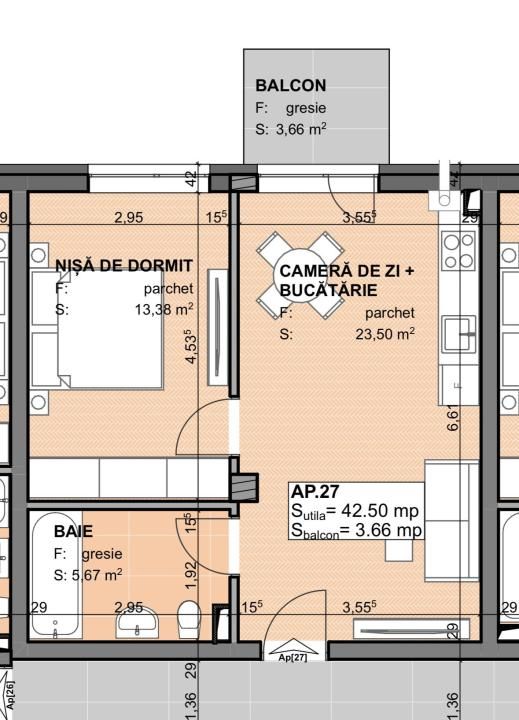 Apartament 42 mp, Estimo Park Residence, Apahida – fotografia 9 din 9
