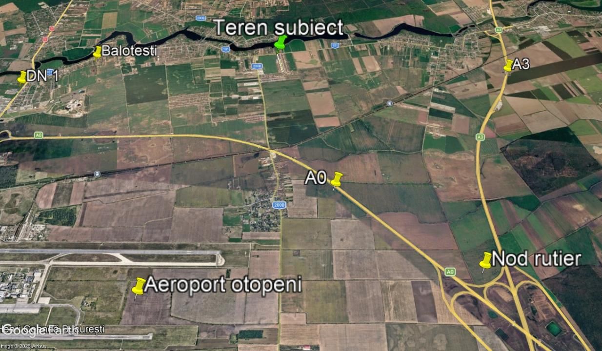Teren dezvoltare rezidentiala - 14.563mp - Sos. Unirii - Balotesti – fotografia 3 din 12