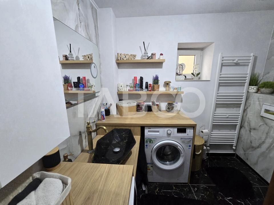 Casa mobilata de vanzare 150 mpu teren 450 mp garaj Piata Cluj Sibiu – fotografia 8 din 22