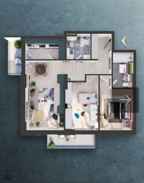 Apartament 3 camere | 2 băi | finisat premium | Elite City – fotografia 4 din 7