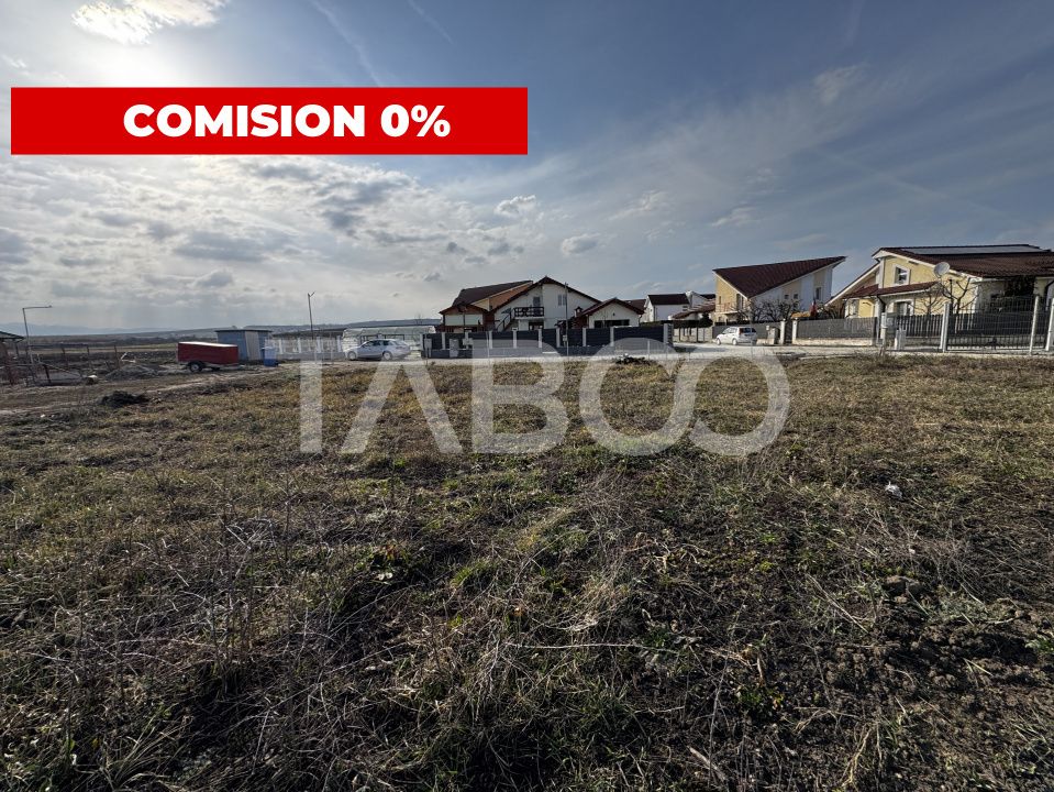 Teren intravilan constructii 604 mp PUZ cu utilitati Sura Mica Sibiu – fotografia 2 din 5