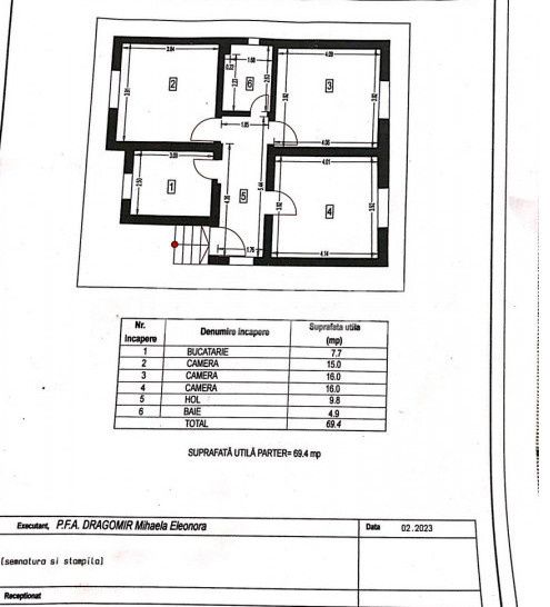 Casa individuala 4 camere 106 mp utili 450 teren liber Selimbar – fotografia 4 din 10