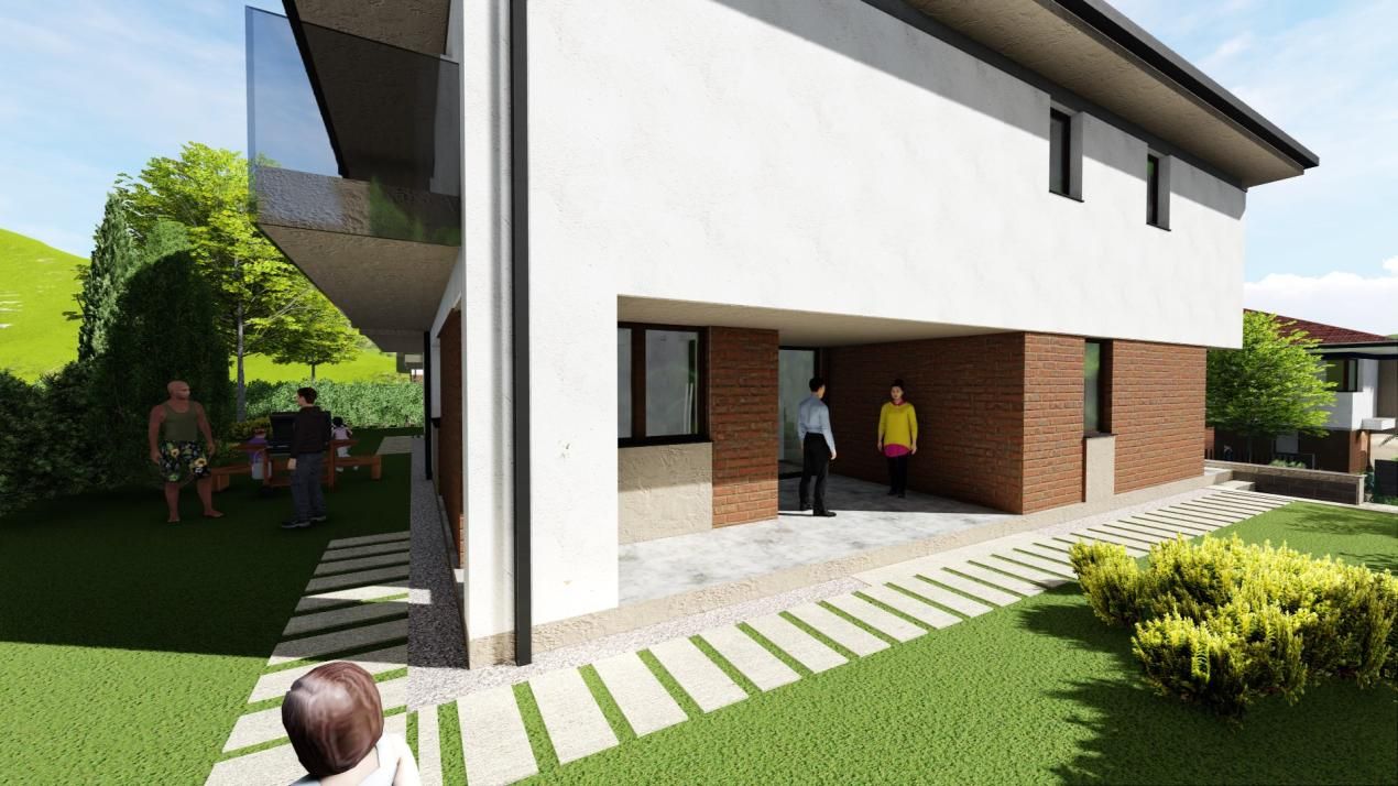 Casă eficientă energetic nZEB, 185 mp utili și teren de 300 mp panouri solare – fotografia 11 din 22
