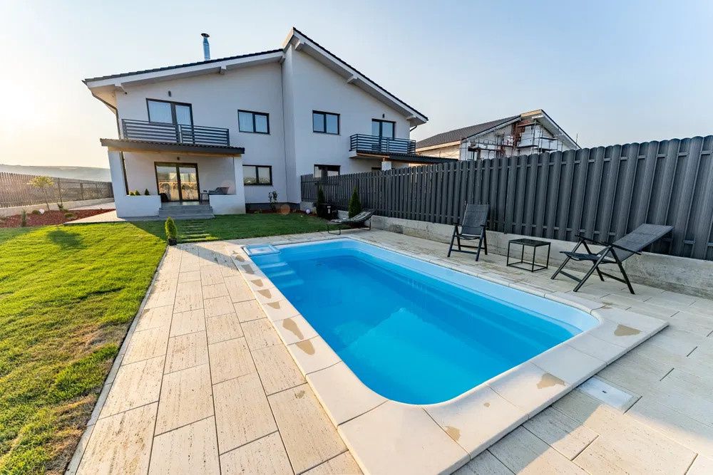 Casă cuplată semifinisată Jucu de Mijloc | 128 mp utili | Teren 630 mp – fotografia 4 din 11