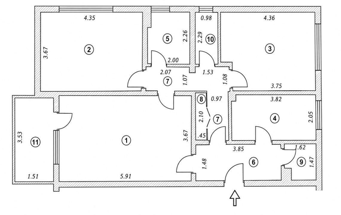 AFI Cotroceni | Bloc H1 | 3 Camere Decomandat | Boxă 7.30 mp – fotografia 19 din 20