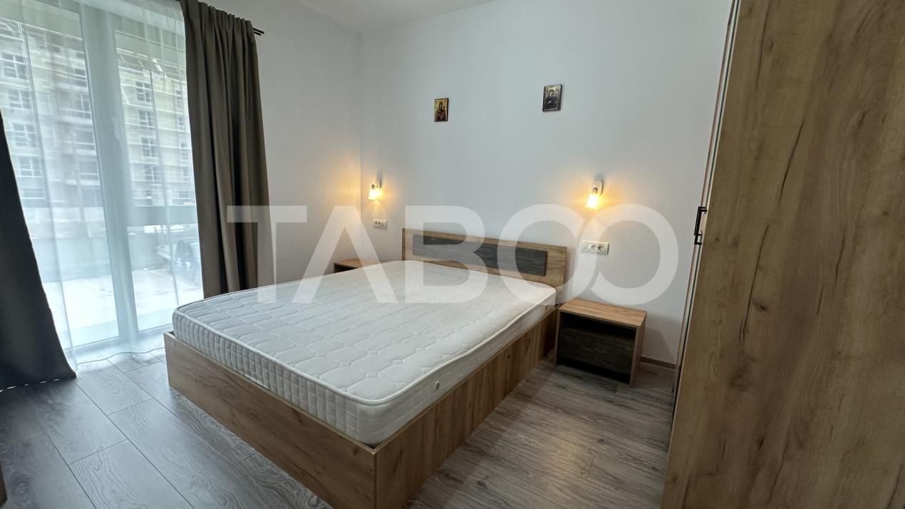 Apartament 2 camere modern bloc cu lift parcare zona Piata Cluj Sibiu – fotografia 1 din 7