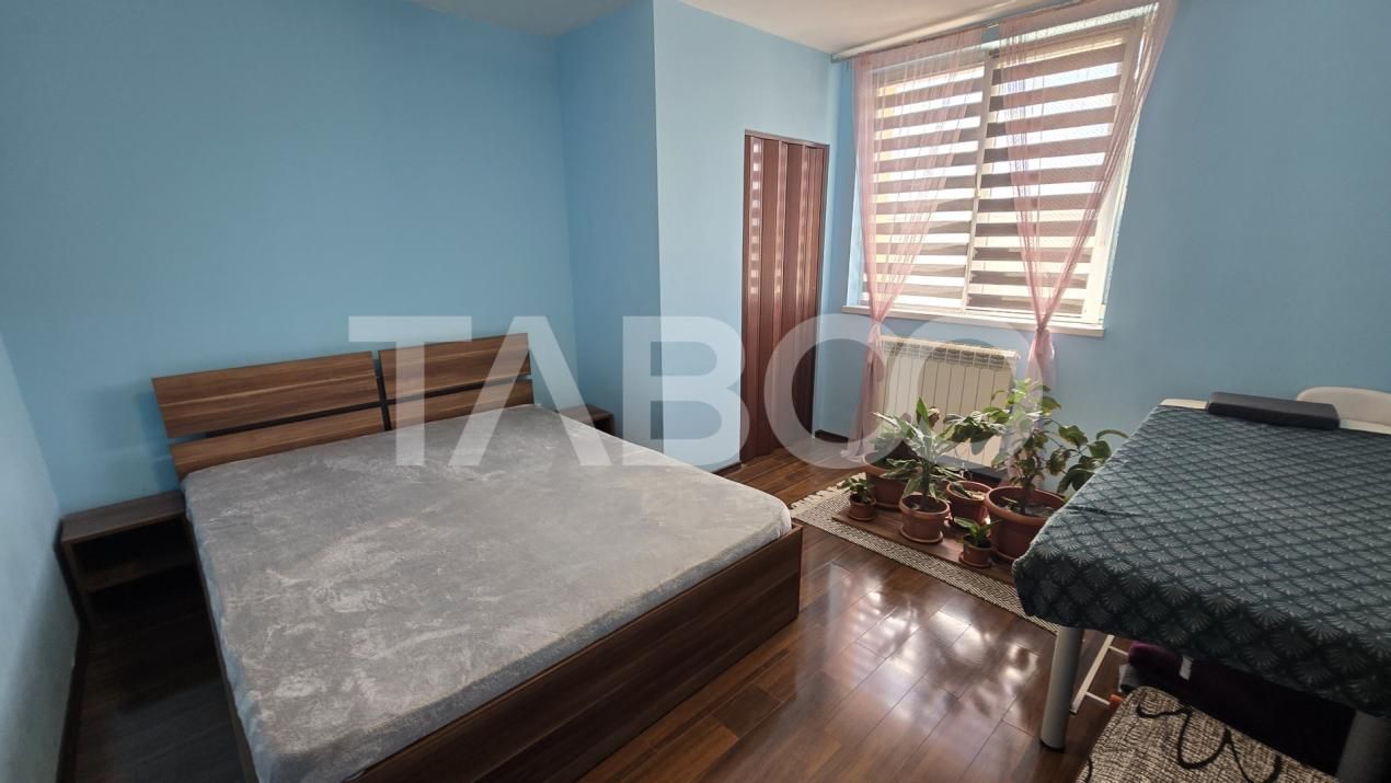 Apartament de inchiriat mobilat utilat 3 camere zona Rahovei Sibiu – fotografia 2 din 14
