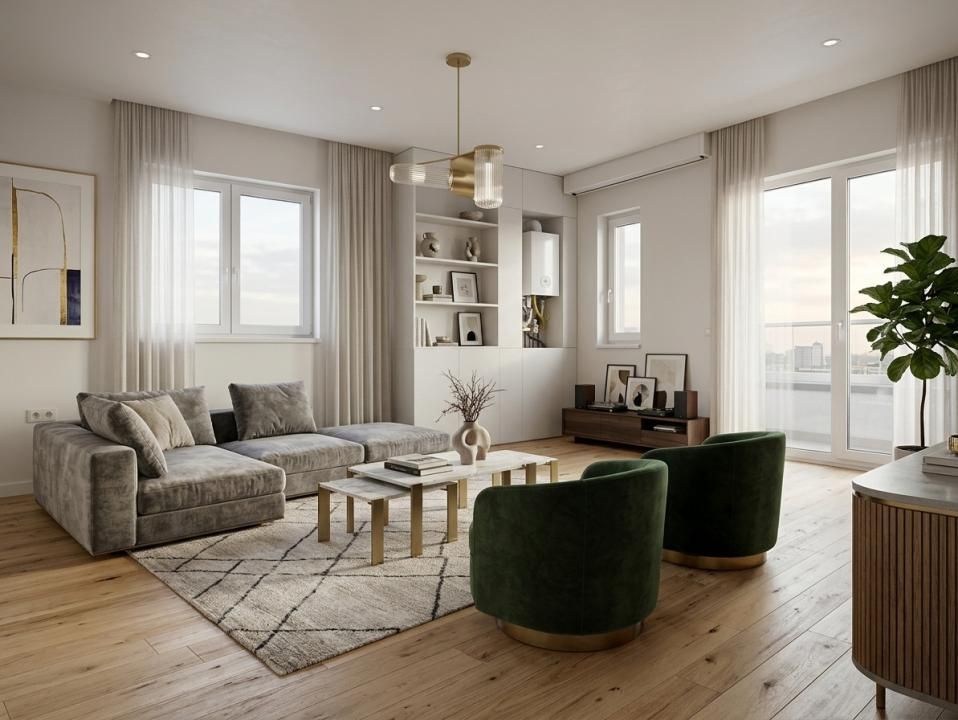 Apartament 3 camere, 75 mp utili, terasa 7mp, bloc nou-Torontalului – fotografia 1 din 12