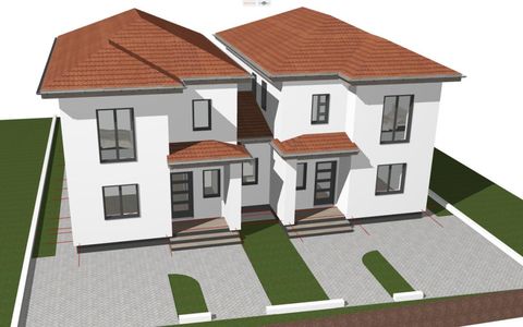 Duplex elegant, 4 camere, 105 mp, 250 mp teren - Sanandrei