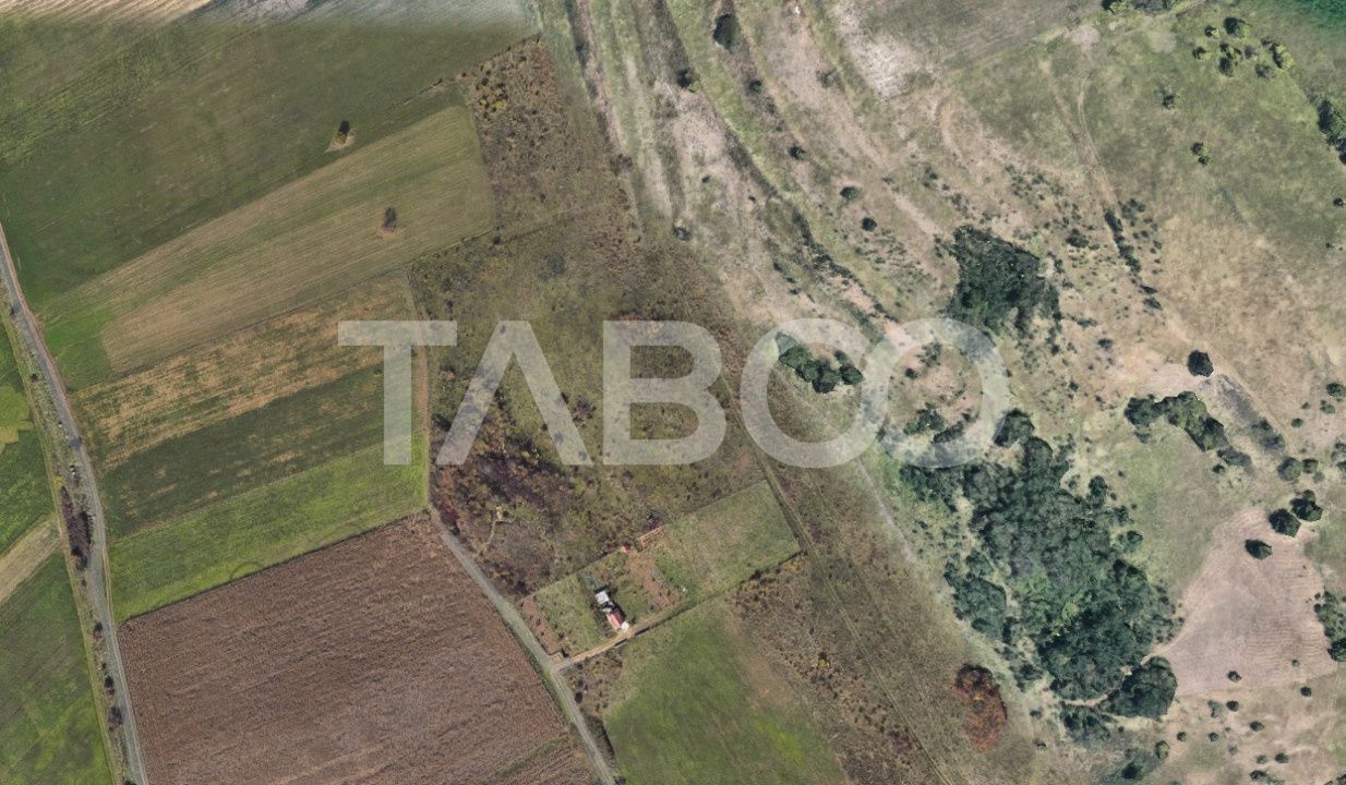 Teren extravilan de vanzare 4496 mp constructie cabana Gusterita Sibiu – fotografia 1 din 3