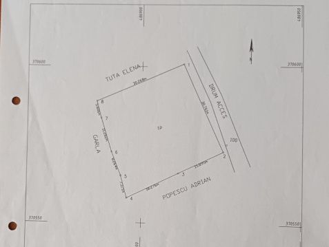 Teren de vânzare Smeura – 1018 mp într-o zonă liniștită și aerisită – fotografia 3 din 3