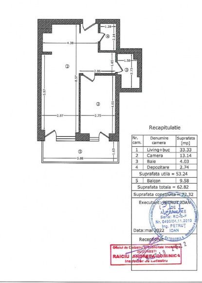 2 Camere| Marmura Residence | Metrou |  Centrala| Parcare inclusa – fotografia 18 din 18