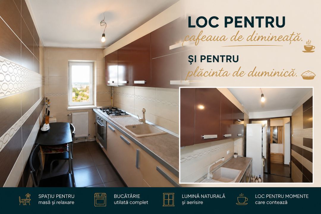 Un apartament cu 3 camere. Mai multe posibilități. – fotografia 4 din 6