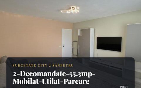 Apartament-2Camere-Decomandat-55.3mp-Mobilat-Utilat-Parcare-Bloc-Nou