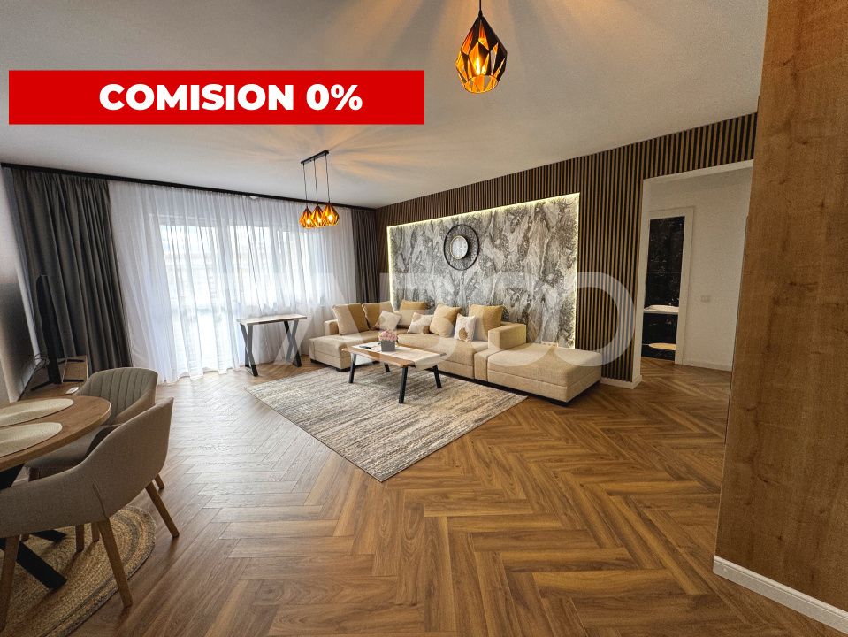 Apartament de lux cu 2 camere 60 mpu plus balcon etaj 3 Rahovei Sibiu – fotografia 1 din 10