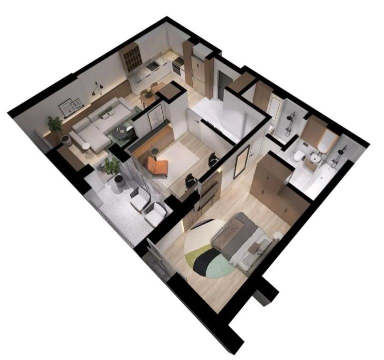 Apartament finisat, cu parcare inclusa, zona BMW – fotografia 13 din 13