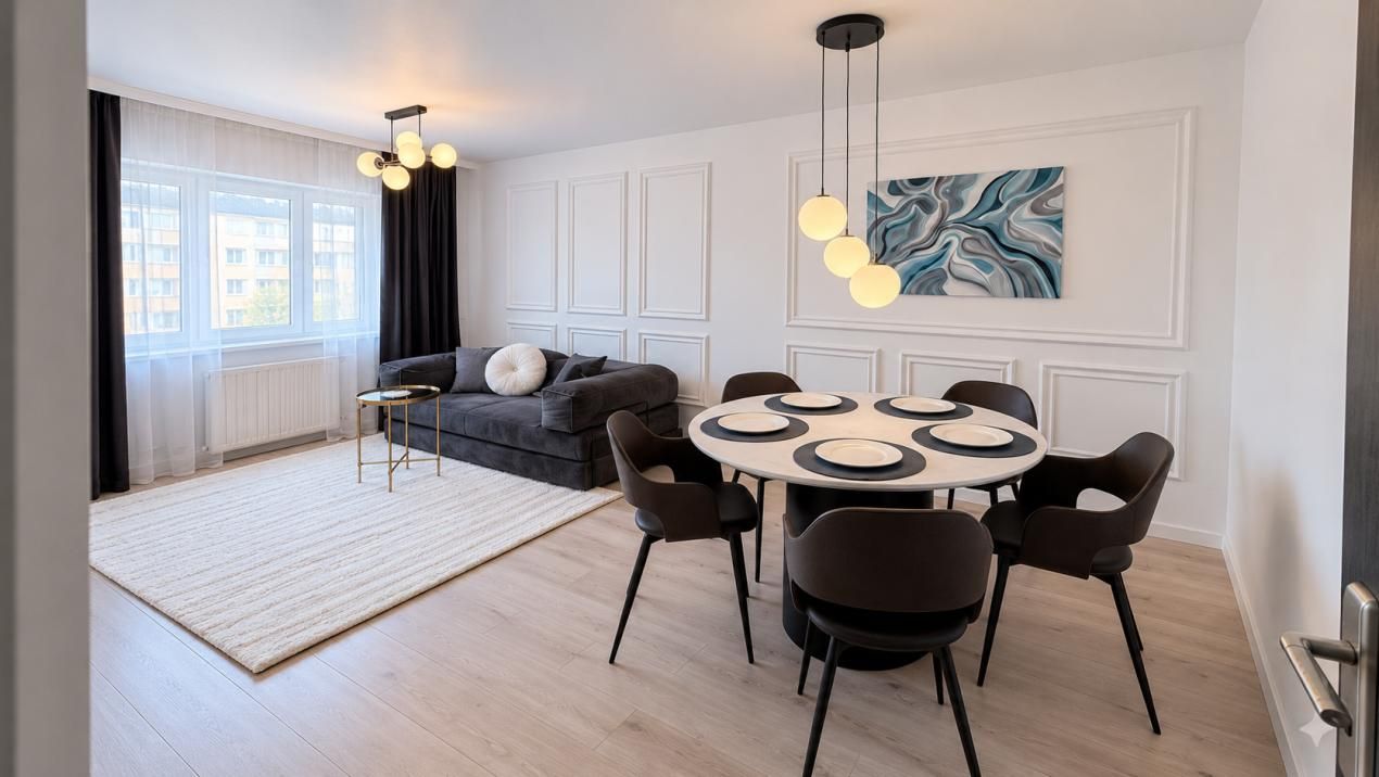 APARTAMENT 2 CAMERE | 54 MP | AMPOI 3 | MOBILAT ȘI UTILAT – fotografia 1 din 6
