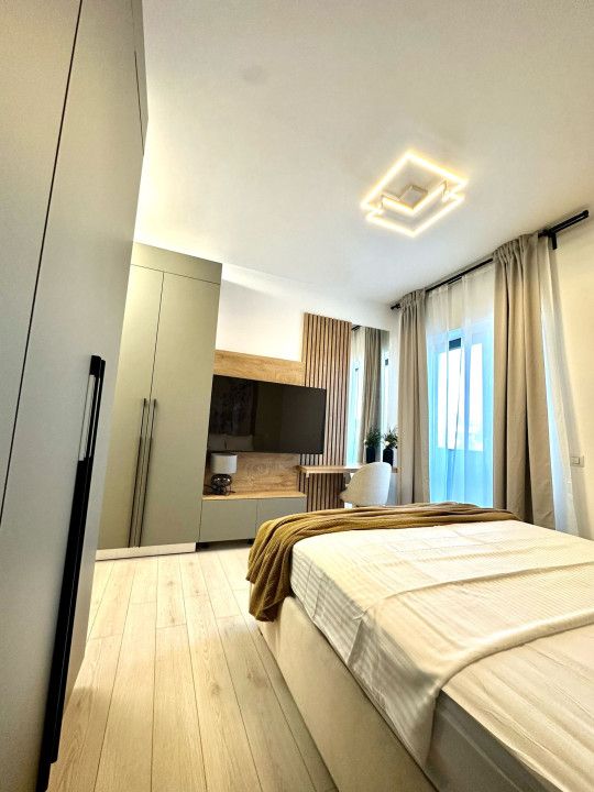Apartament 2 camere 59MP | Baneasa | Mobilat si utilat | Bloc nou 2022 | – fotografia 14 din 18