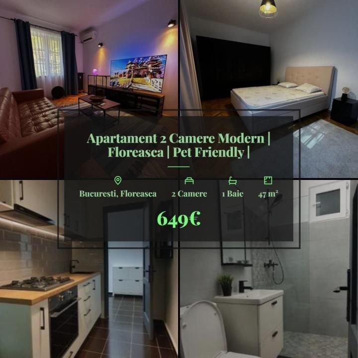 Apartament 2 Camere Modern | Floreasca | Pet Friendly | – fotografia 1 din 6