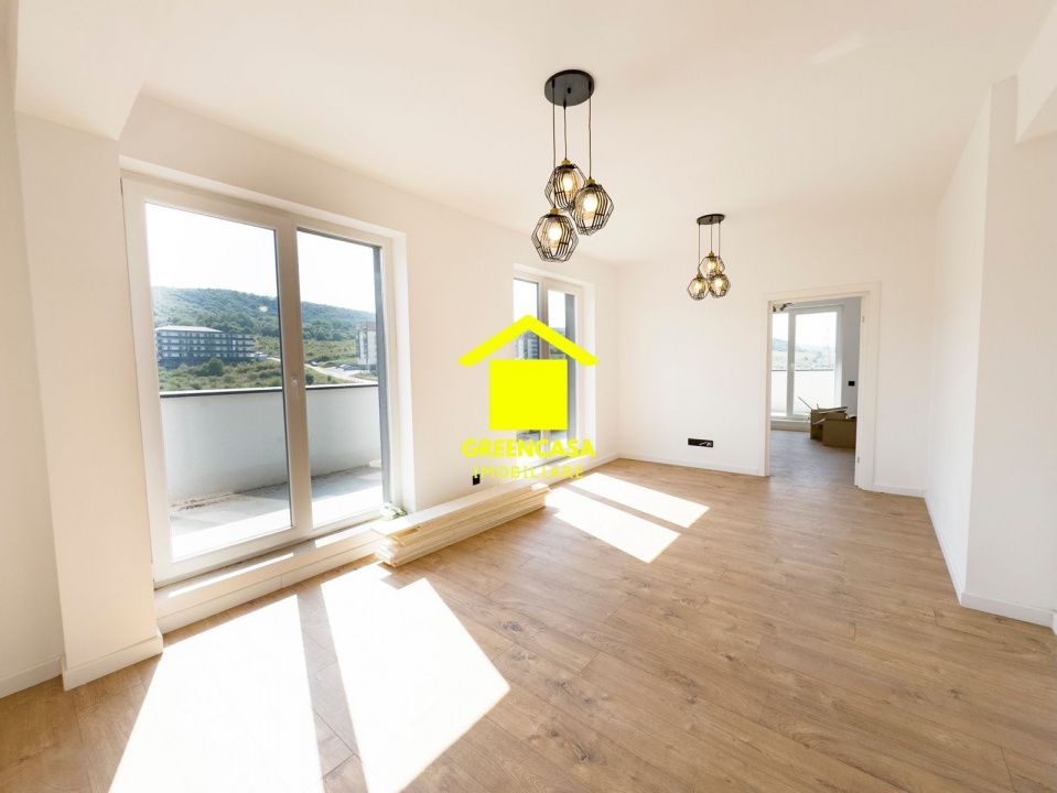 Apartament | 2 camere decomandate | terasă 33mp | zona Terra, Floresti – fotografia 1 din 9
