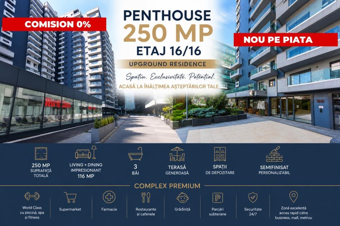 0% Comision! TUR VIDEO | Penthouse 254mp | Living 116mp | UpGround – fotografia 4 din 23